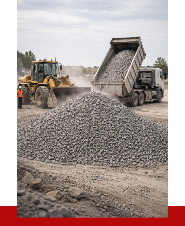 Купить щебень с доставкой в Дзержинске от 2542 руб. | ПРОНЕРУДДзр