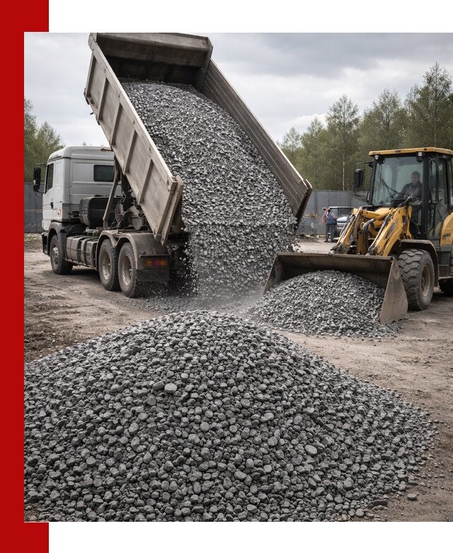Доставка и продажа щебня гранитного в Дзержинске