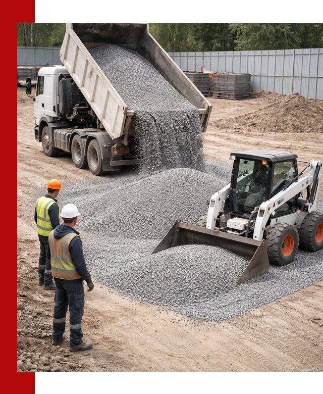 Доставка и продажа гранитного щебня фракции 0-5 в Дзержинске