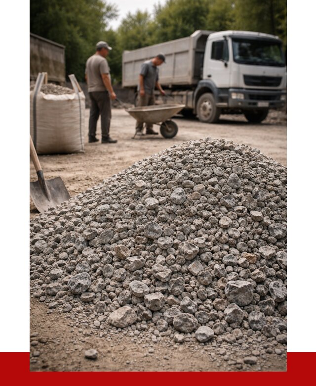 Гранитный щебень фракция 20-40 в Дзержинске от 3253 руб. ПРОНЕРУДДзр