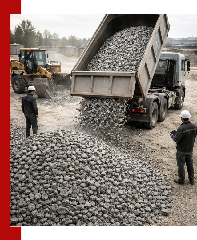 Доставка гранитного щебня фракции 20-40 в Дзержинске
