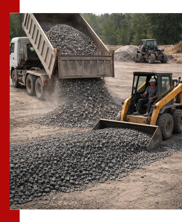 Гранитный щебень фракция 40-70 с доставкой в Дзержинске