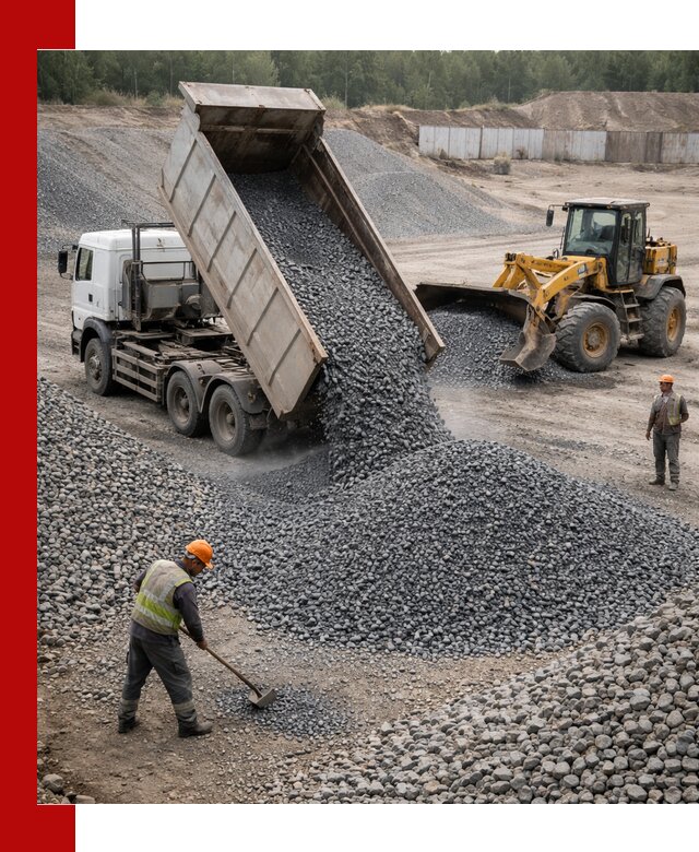 Щебень габбро-диабаз фр. 5-20 с доставкой в Дзержинске