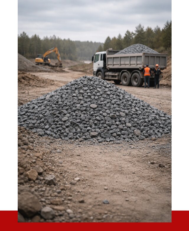 Щебень габбро диабаз фракция 40-70 в Дзержинске от 2237 р-ПРОНЕРУДДзр