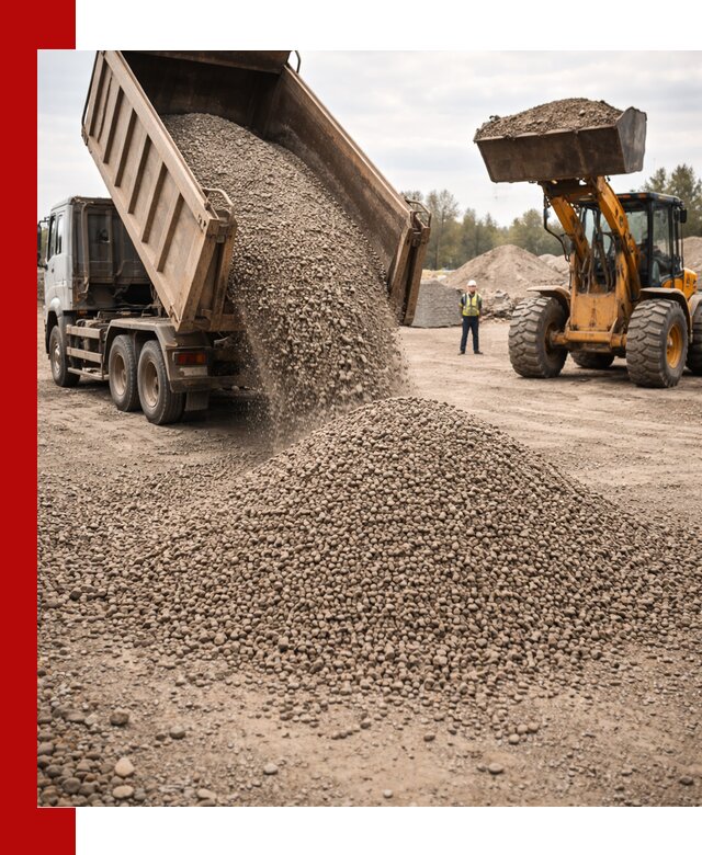 Гравийный щебень фракция 3–10 с доставкой в Дзержинске