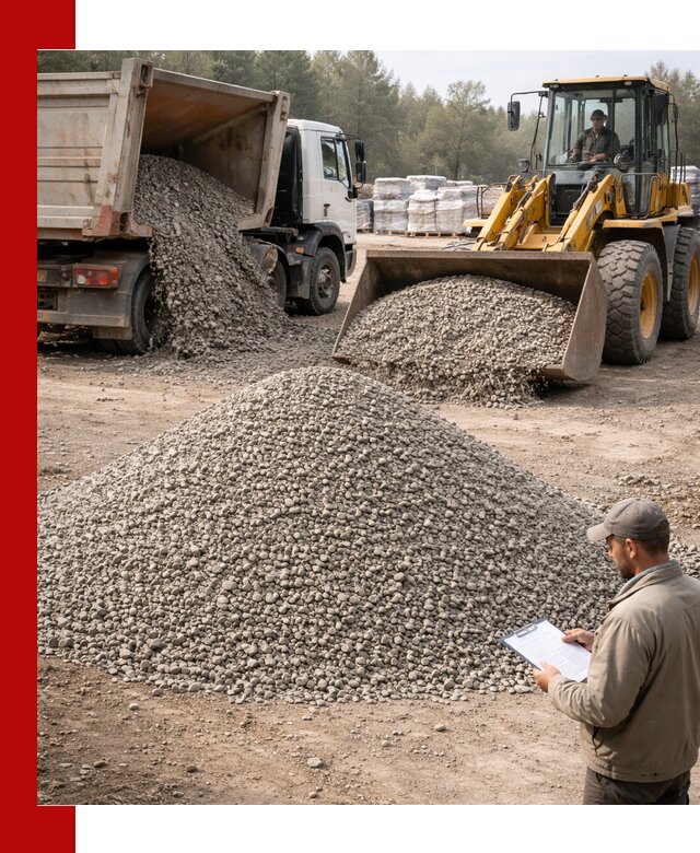 Гравийный щебень фракция 5–10 с доставкой в Дзержинске
