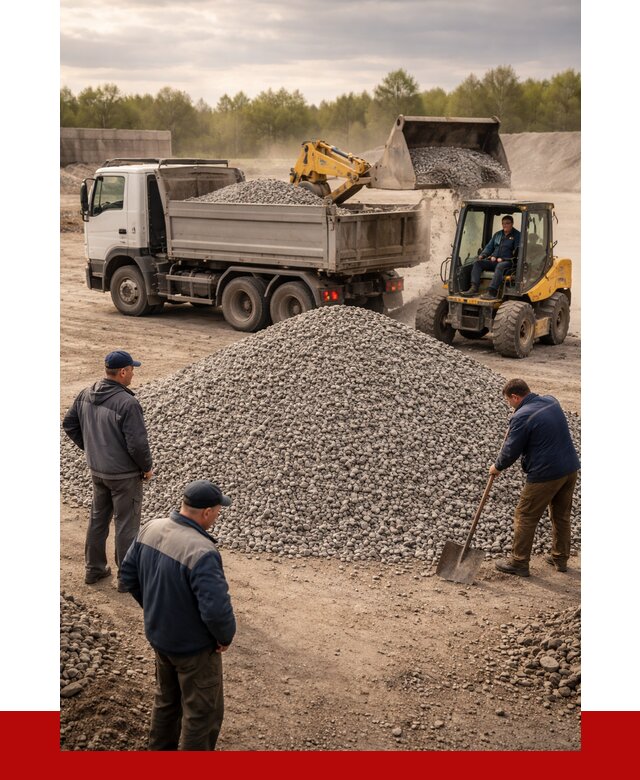 Гравийный щебень фракция 5-20 в Дзержинске от 2440 р. ПРОНЕРУДДзр
