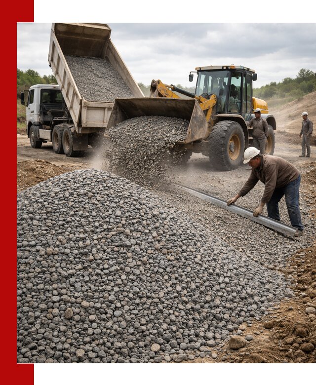 Гравийный щебень фракция 5-20 с доставкой в Дзержинске