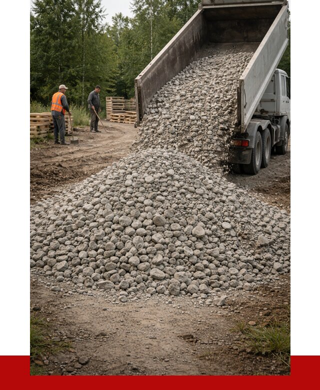 гравийный щебень фракция 70-120 в Дзержинске от 2491 р. ПРОНЕРУДДзр