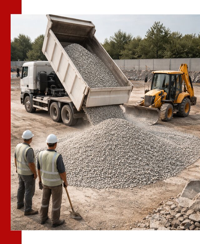 Купить известняковый щебень фракции 5–10 мм с доставкой в Дзержинске