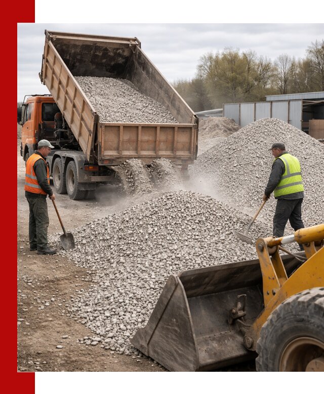 Доломитовый щебень фракции 5-20 с доставкой в Дзержинске