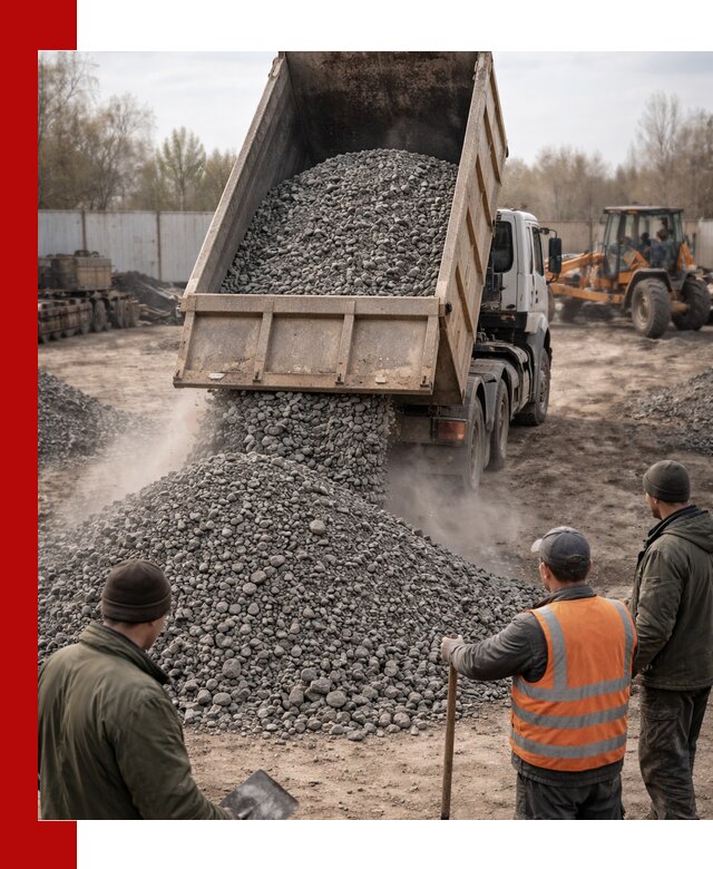 Доставка шлакового щебня в удобные сроки по выгодной цене в Дзержинске
