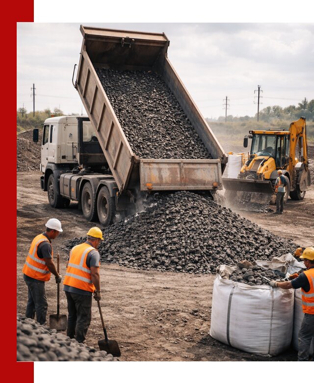 Шлаковый щебень фракция 40-70 с доставкой в Дзержинске