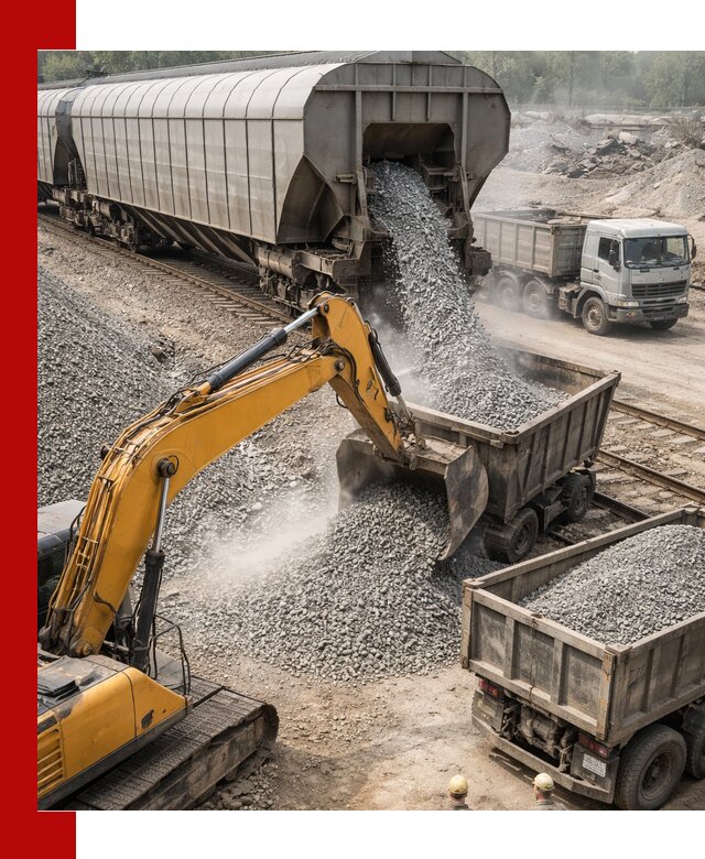 Доставка железнодорожного щебня в Дзержинске крупными партиями быстрого отгруза