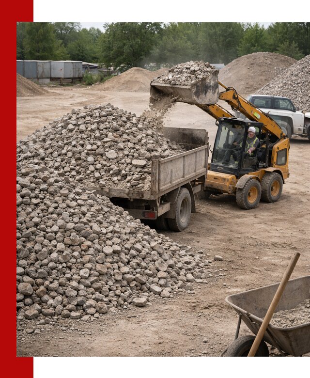 Доставка вторичного щебня в Дзержинске для строительных работ