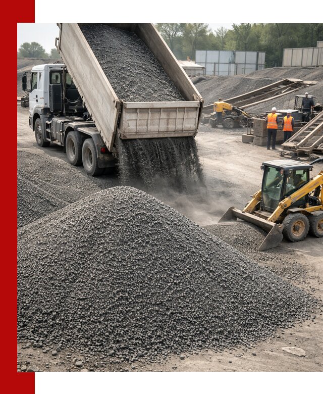 Вторичный щебень фракция 0–5 с доставкой в Дзержинске