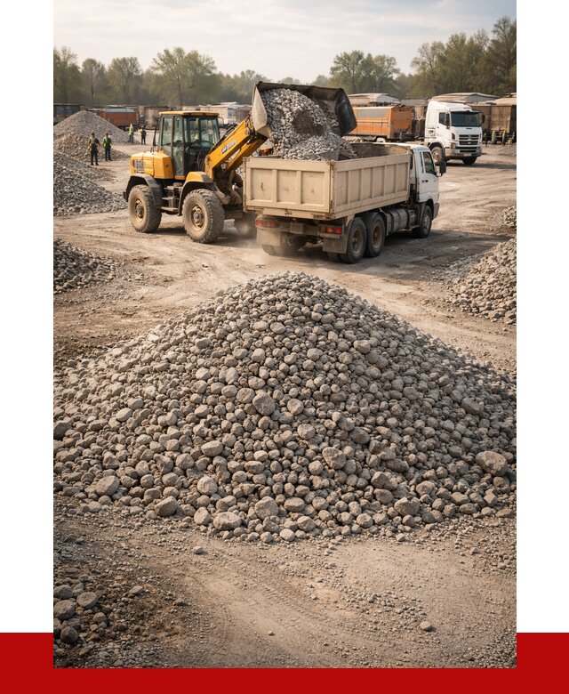 Вторичный щебень фракция 40-70 в Дзержинске от 1769 р, ПРОНЕРУДДзр