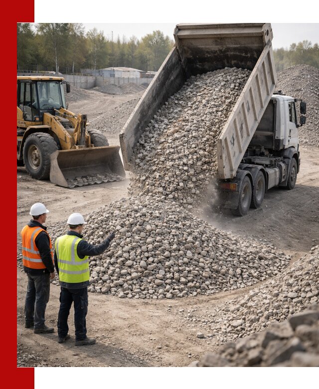 Вторичный щебень фракция 40–70 доставка в Дзержинске