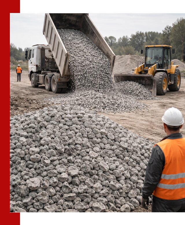 Доставка бетонного щебня фракции 20-40 в Дзержинске