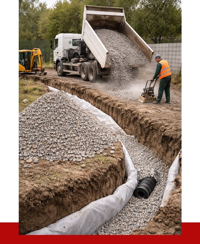 Щебень для дренажа в Дзержинске от 1881 р., ПРОНЕРУДДзр доставка