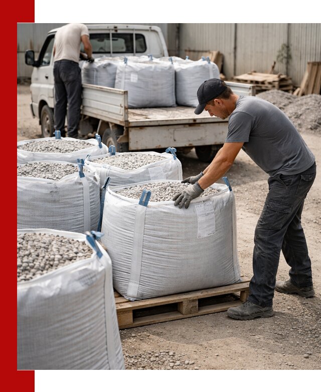 Доставка щебня в мешках по выгодным ценам в Дзержинске