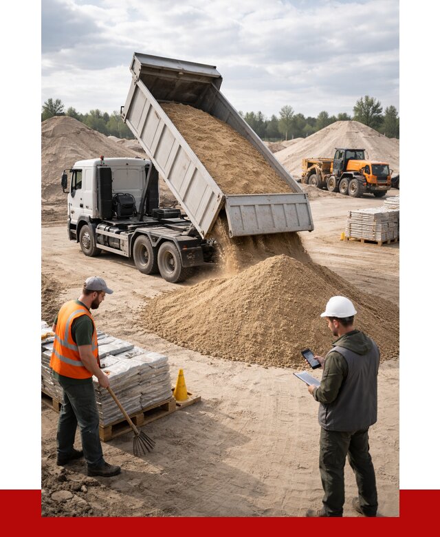Карьерный песок с доставкой в Дзержинске от 3660 р. ПРОНЕРУДДзр
