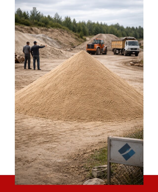 Карьерный песок навалом в Дзержинске от 1830 р. | ПРОНЕРУДДзр