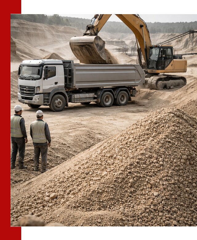 Карьерный крупнозернистый песок с доставкой в Дзержинске