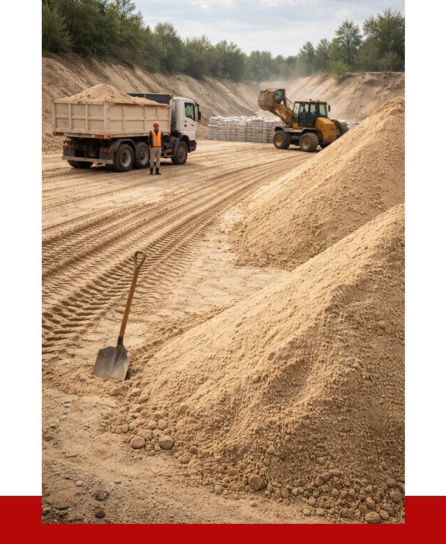 Карьерный песок мелкозернистый в Дзержинске от 9150 р. | ПРОНЕРУДДзр