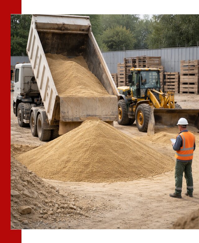 Доставка карьерного мелкозернистого песка в Дзержинске