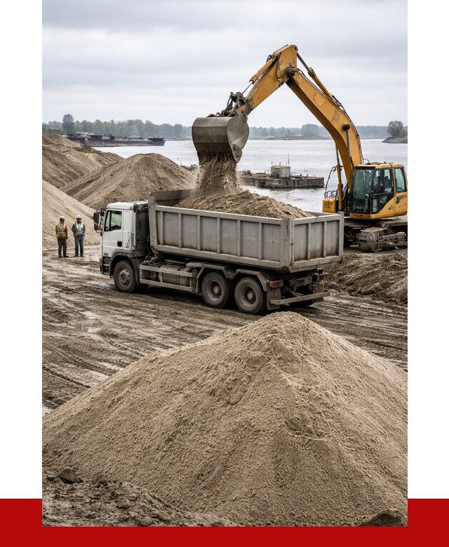Купить речной песок навалом в Дзержинске от 1830 р., ПРОНЕРУДДзр