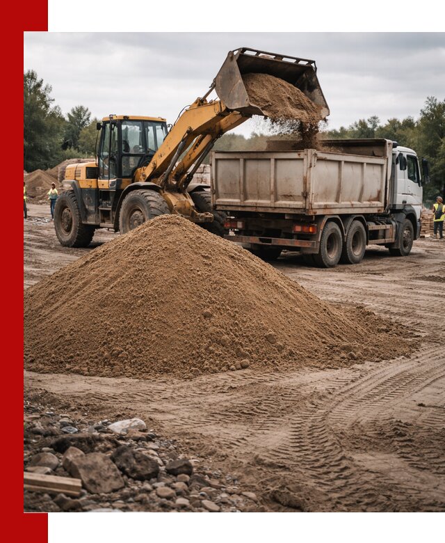 Доставка речного песка навалом в Дзержинске быстро и выгодно