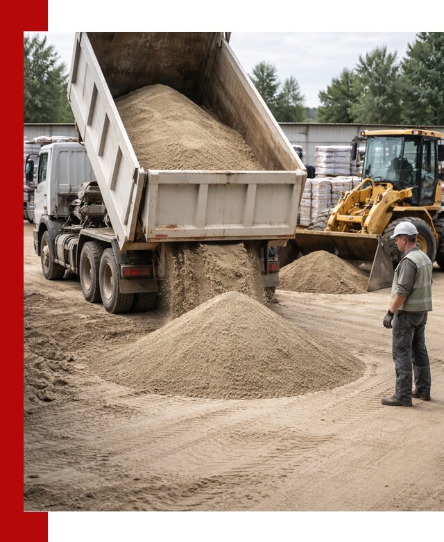 Поставка и доставка песка для бетона в Дзержинске