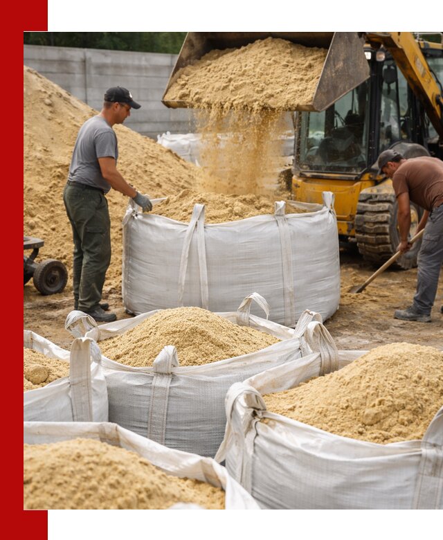 Поставка качественного песка для кладки в Дзержинске