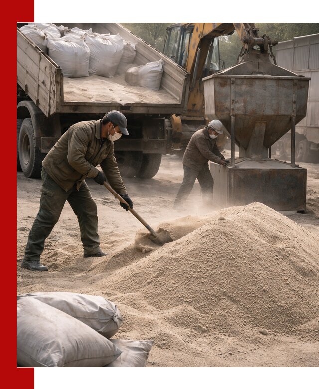 Кварцевый песок для пескоструя в Дзержинске — доставка и качество