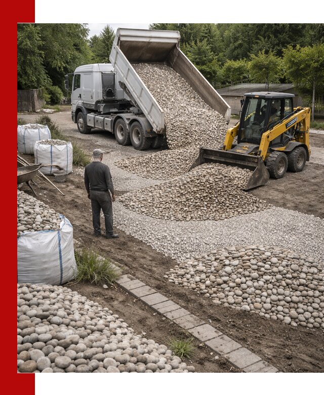 Доставка морской гальки оптом и в розницу в Дзержинске