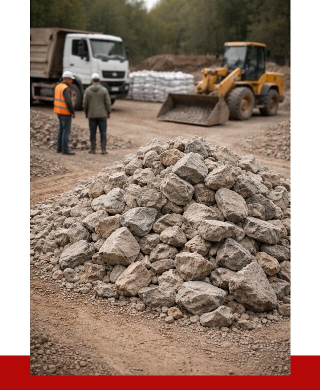 Купить бутовый камень с доставкой в Дзержинске от 2338 р. | ПРОНЕРУДДзр