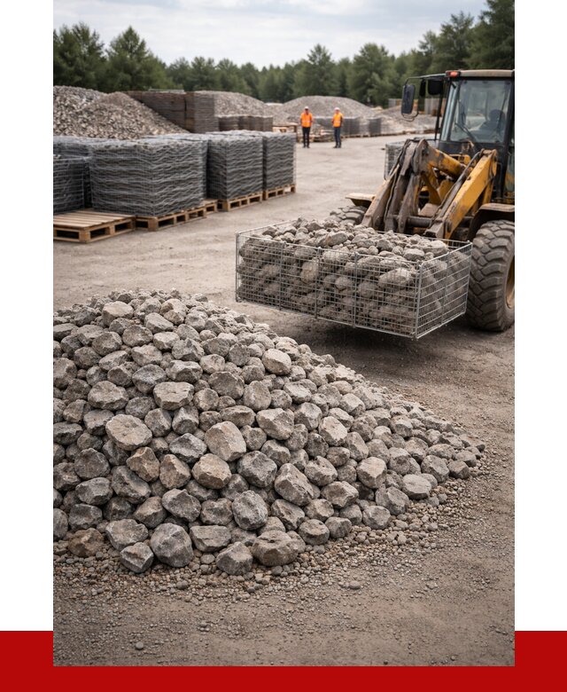 Камень для габионов фракция 70-150 в Дзержинске от 4270 р. | ПРОНЕРУДДзр