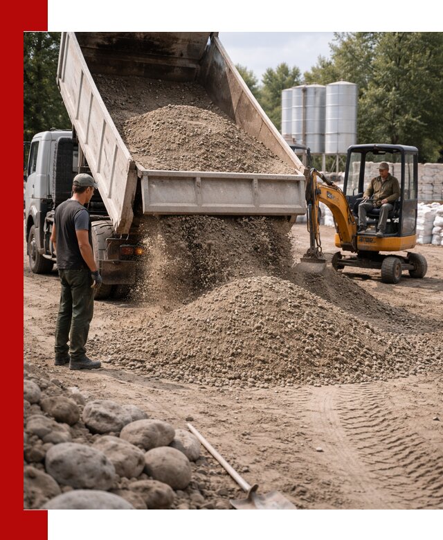 Доставка ПГС С3 в Дзержинске самосвалами и миксерами