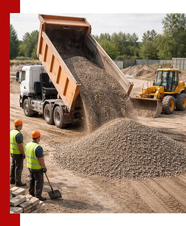 Доставка щебёночно-песчаной смеси ЩПС С7 в Дзержинске