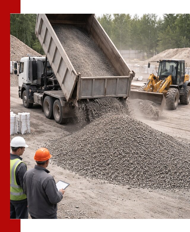 Доставка и продажа гранитного отсева 0-10 в Дзержинске