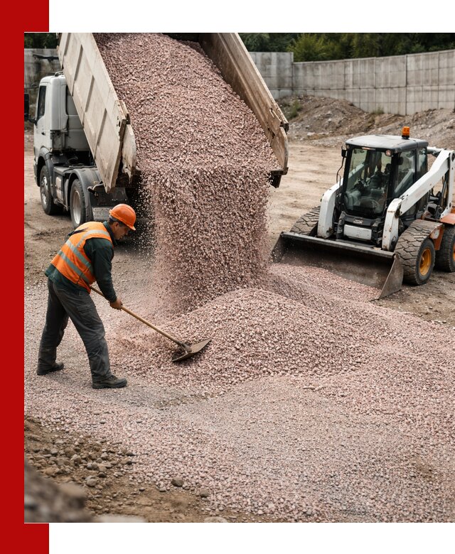 Крошка розовый гранит с доставкой в Дзержинске от производителя