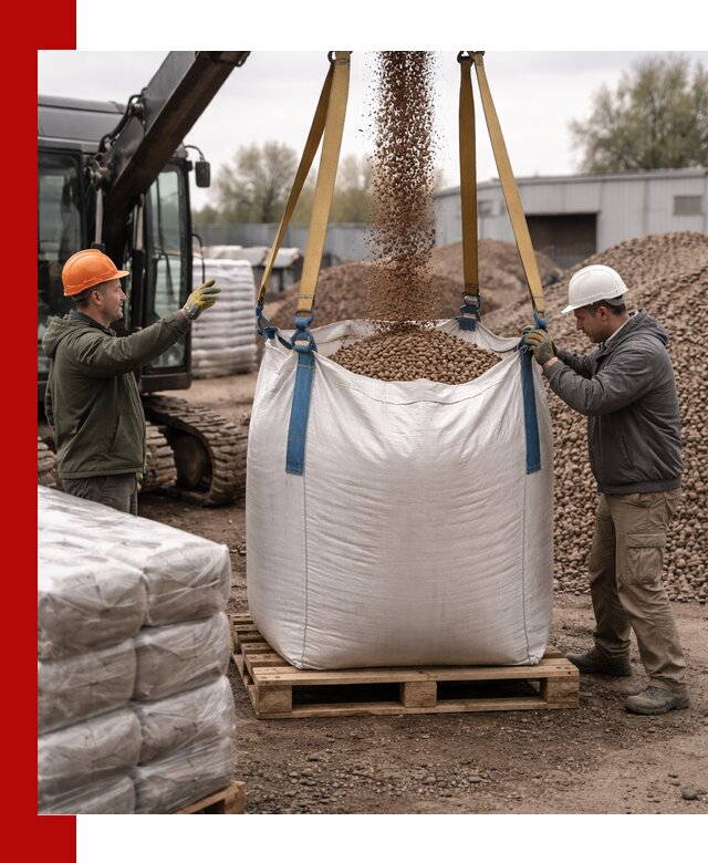 Керамзит в биг-бегах с доставкой в Дзержинске