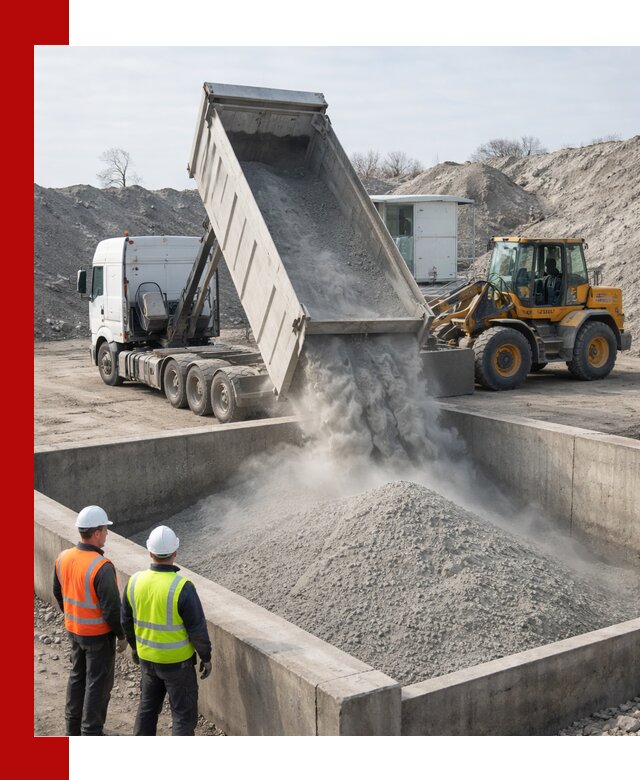 Доставка цемента навалом в Дзержинске крупными партиями