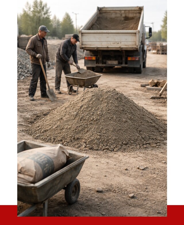 Цементно-песчаная смесь М150 в Дзержинске от 4778 р. | ПРОНЕРУДДзр