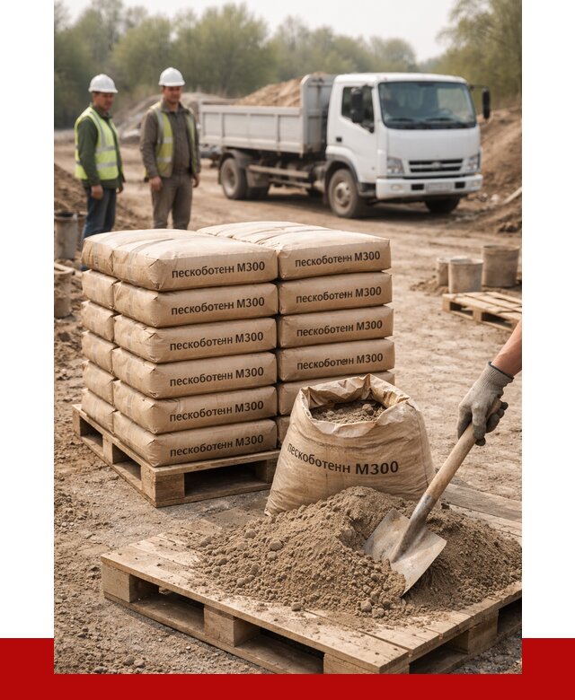 Пескобетон М300 в Дзержинске с доставкой от 4728 р. за куб | ПРОНЕРУДДзр