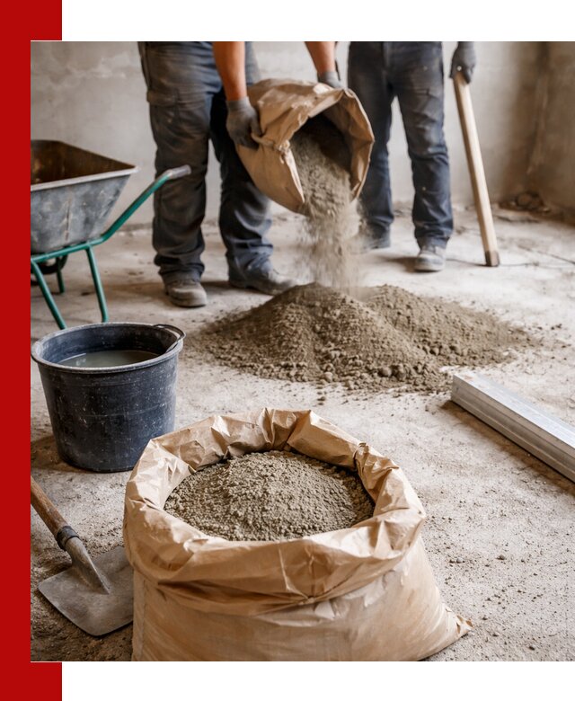 Доставка сухой смеси для стяжки в Дзержинске