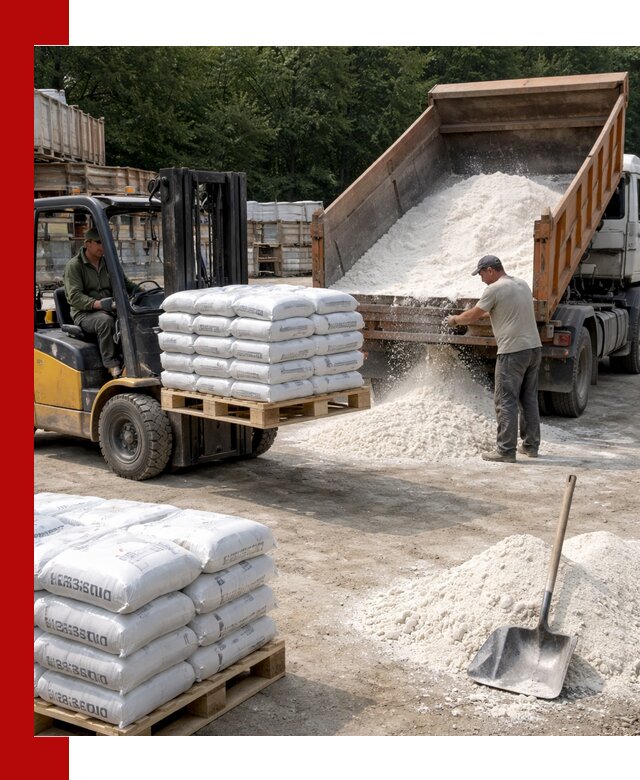 Доставка строительной извести оптом и в розницу в Дзержинске