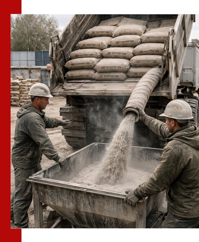 Доставка цемента М400 в Дзержинске оптом и в розницу