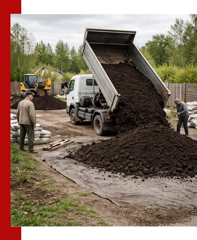 Доставка качественного почвогрунта в Дзержинске оптом и в розницу